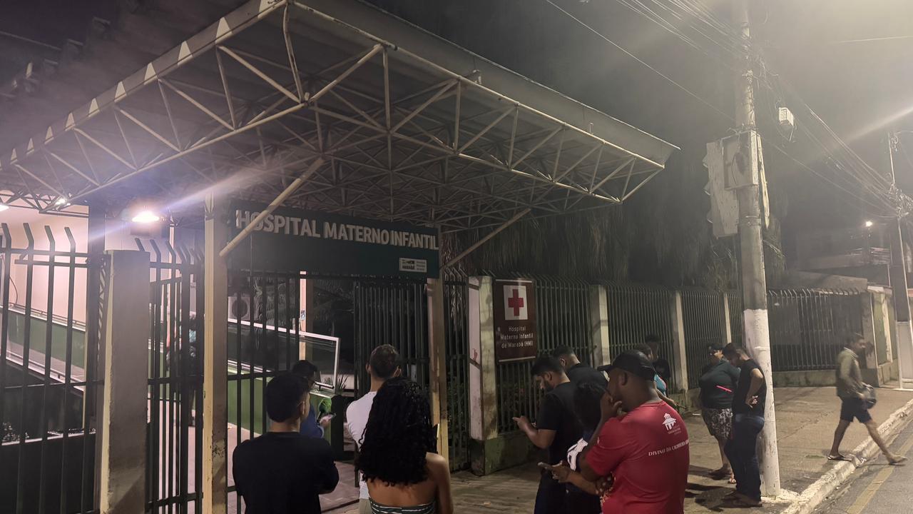 Familiares vão para frente do HMI pressionar por atendimento de gestante
