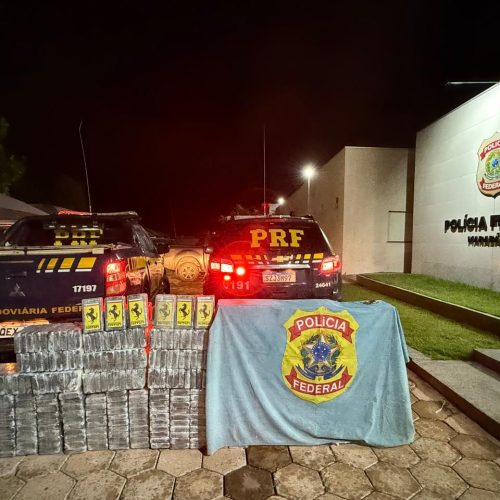 PF prende caminhoneiro com mais de meia tonelada de cocaína