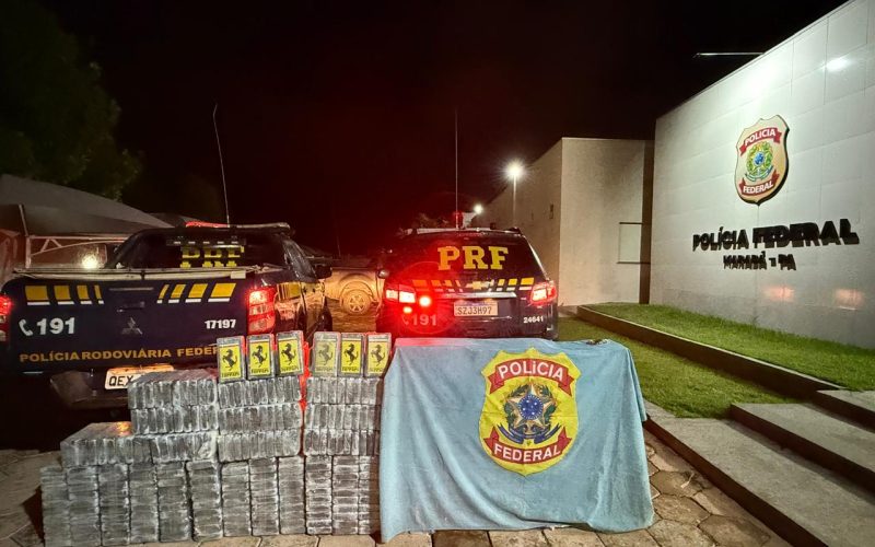 PF prende caminhoneiro com mais de meia tonelada de cocaína